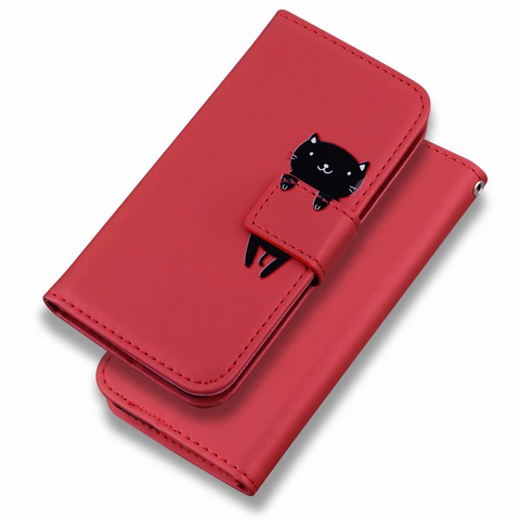 iPhone15 pro 手帳型 ケース 猫