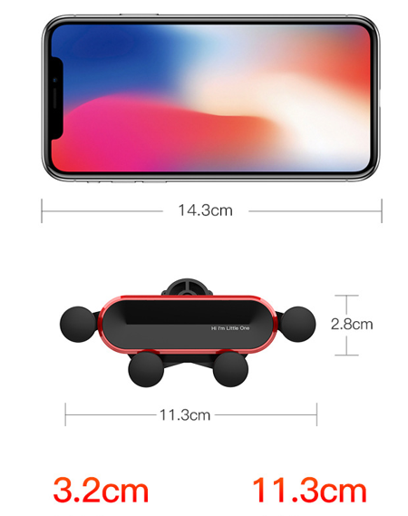 車用 スマホホルダー シルバー