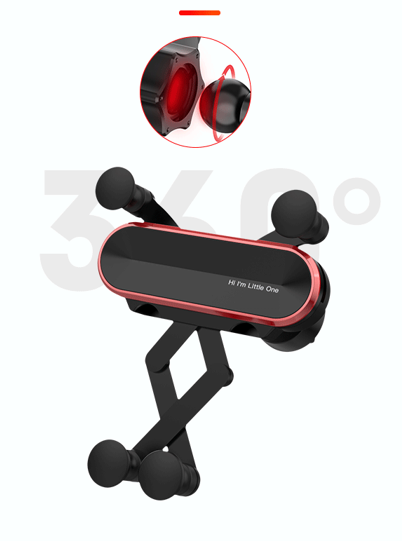 車用 スマホホルダー レッド